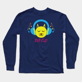 DJ Cat! Long Sleeve T-Shirt